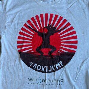 Steve Aoki Wet Republic MGM Las Vegas EDM Pool Party T-Shirt Size Large